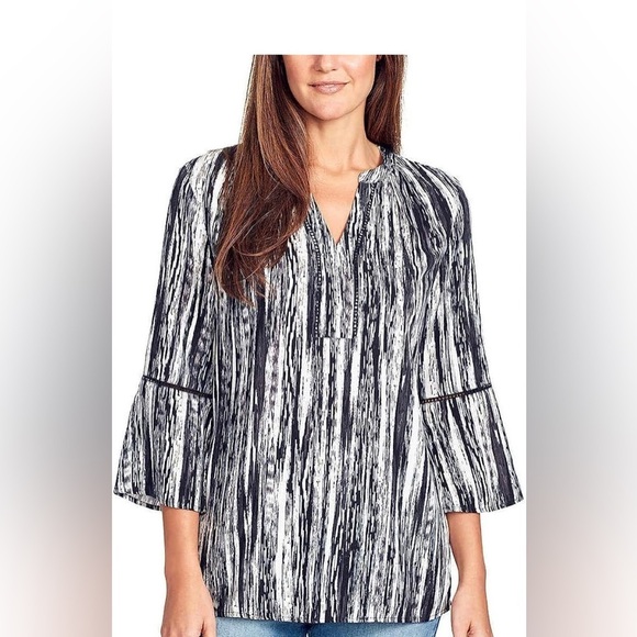 Gloria Vanderbit women’s n Nova flutter sleeve blouse - Picture 1 of 5